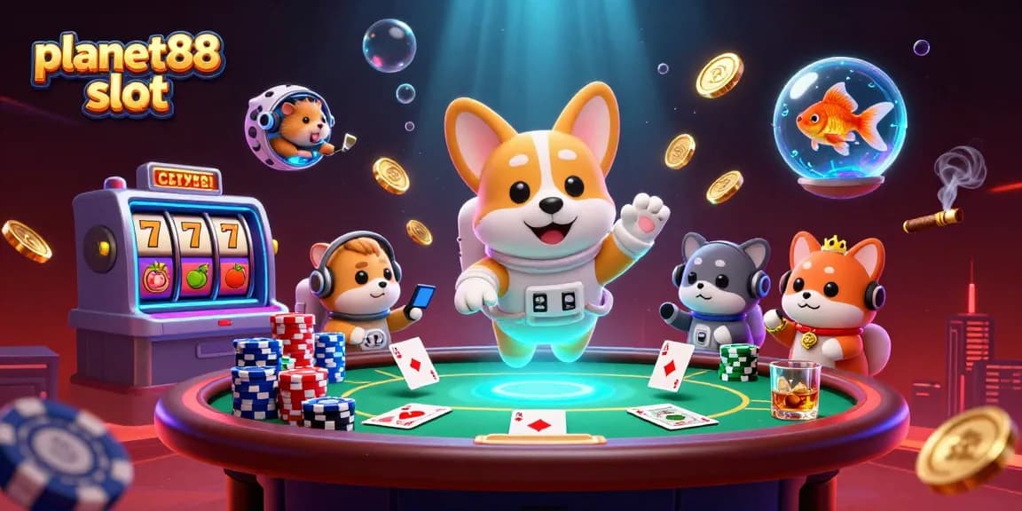 Experience thrilling gameplay in the planet88 slot casino with vibrant characters and rich gaming elements.