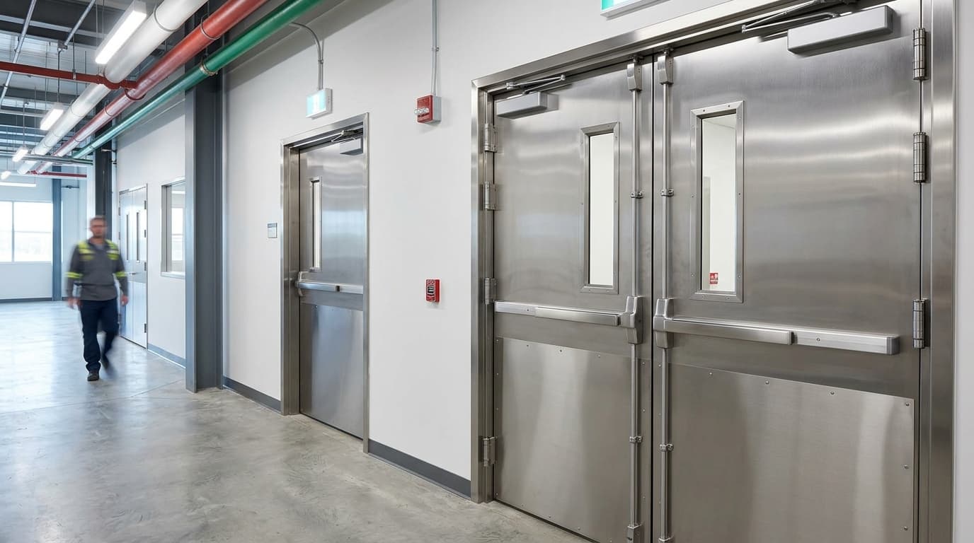 Swing Door Heavy-Duty Swing Door Installations for Industrial and High-Traffic Areas | Swing Door