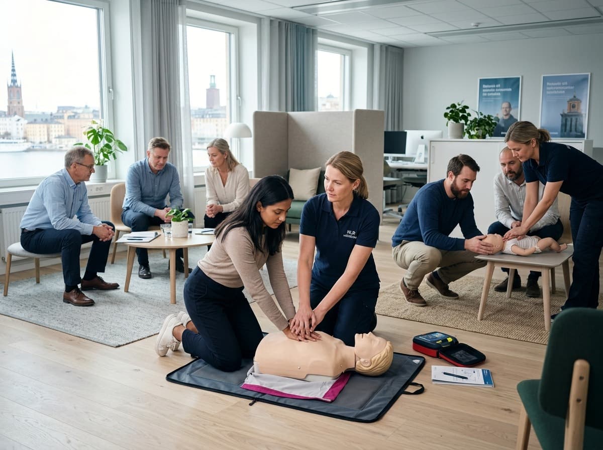 Ökad säkerhet på jobbet genom en professionell HLR utbildning Stockholm