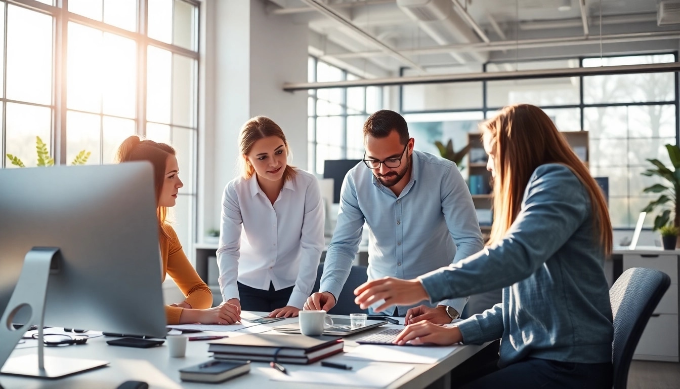 Showcasing a professional team at a premium Shopify agency developing innovative solutions.