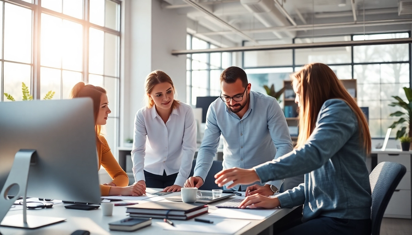 Showcasing a professional team at a premium Shopify agency developing innovative solutions.