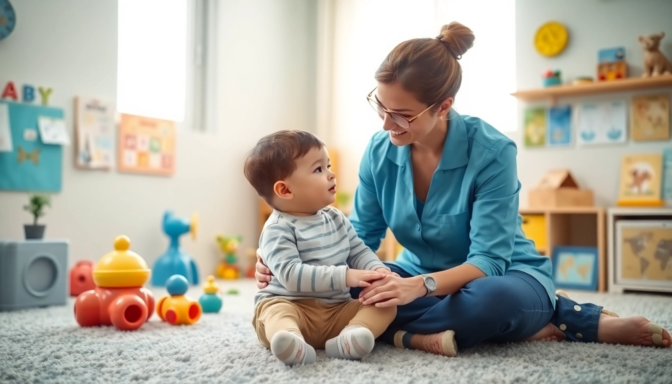 Understanding what is ABA therapy while a child interacts positively with a professional therapist.