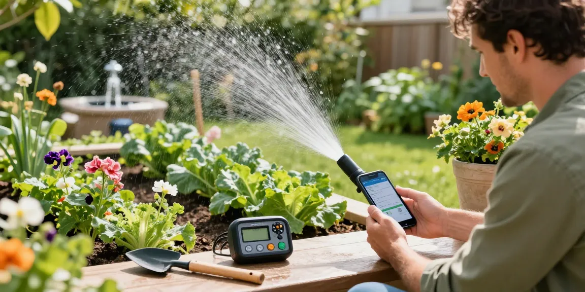 Using rainpoint Irrigation Controllers for efficient gardening and plant care.