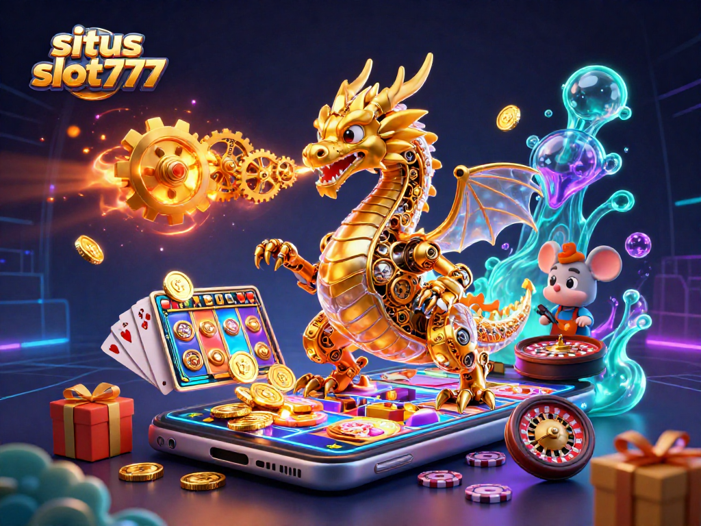 Experience exhilarating wins at situs slot777 with colorful slot games and dynamic casino elements.