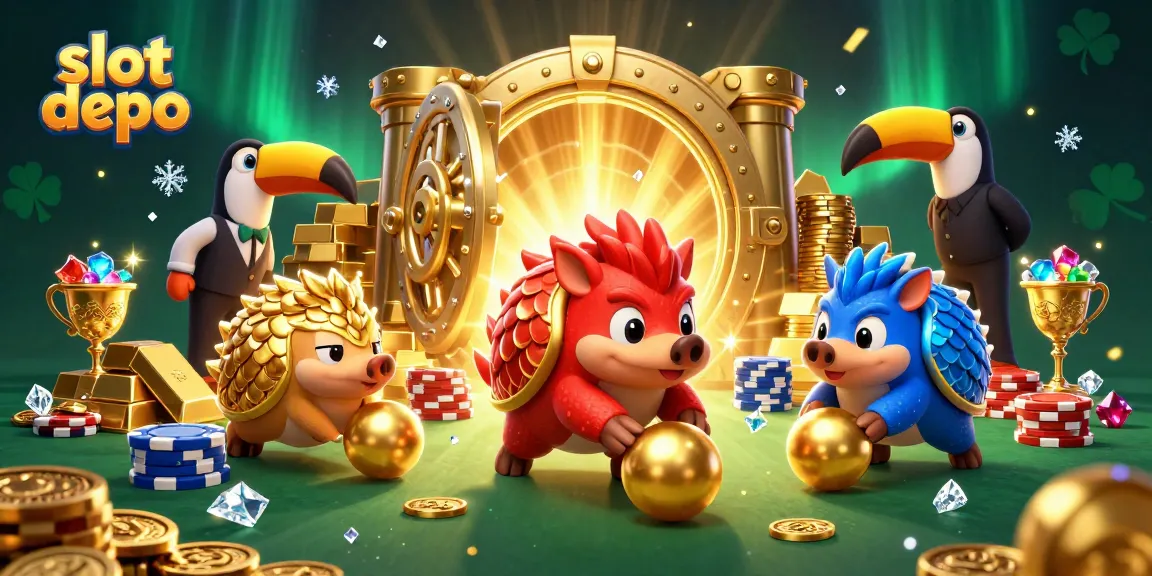 Slot depo memberikan kesenangan dalam permainan dengan pangolin yang bersaing dan elemen menarik lainnya.