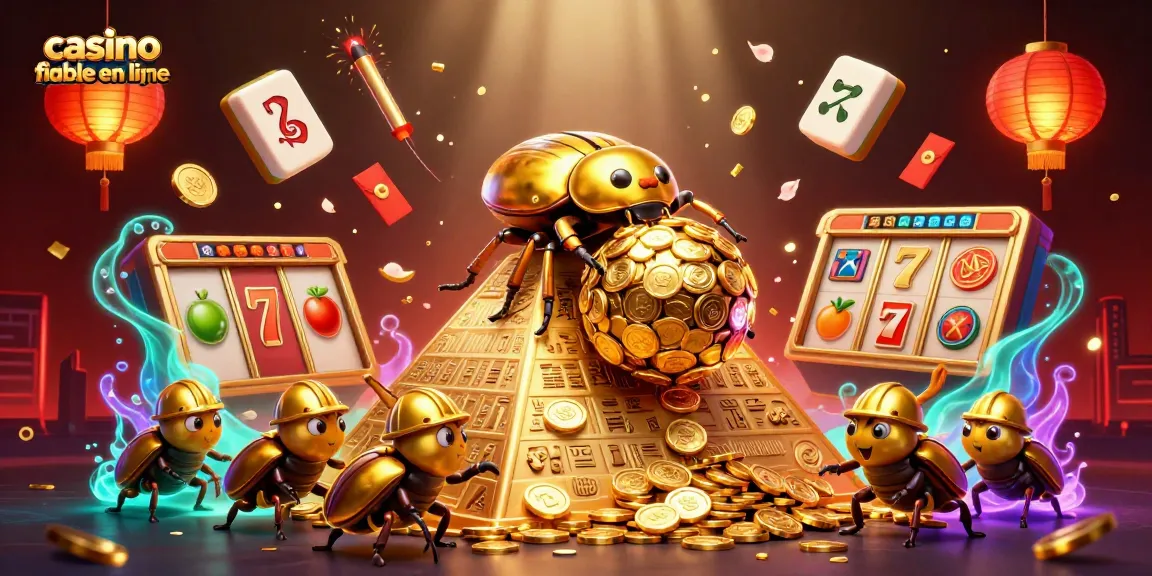 Expérimentez le jeu sur casino fiable en ligne avec des symboles de jackpot et des cagnottes dorées