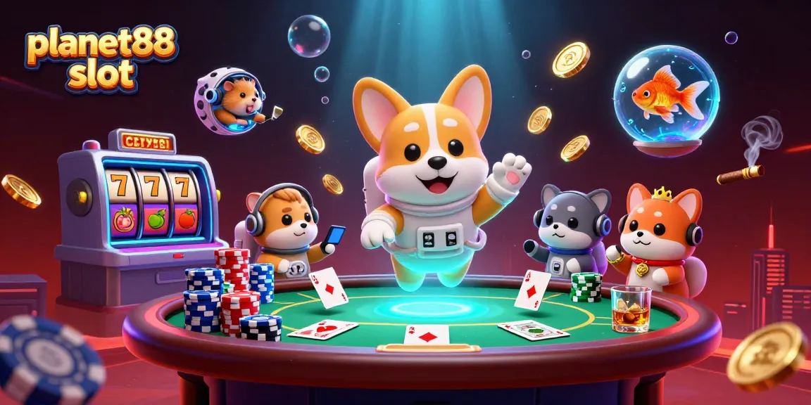 Experience thrilling gameplay in the planet88 slot casino with vibrant characters and rich gaming elements.