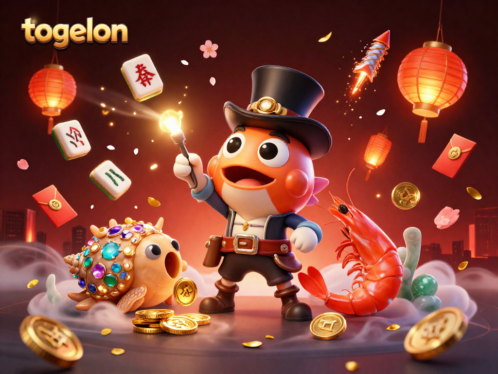 Experience thrilling togelon gameplay with vibrant characters and casino elements amidst a rich underwater scene.