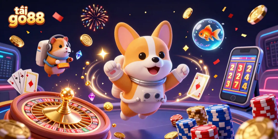 Engage with exhilarating gameplay as you tải go88 in a cosmic casino adventure.