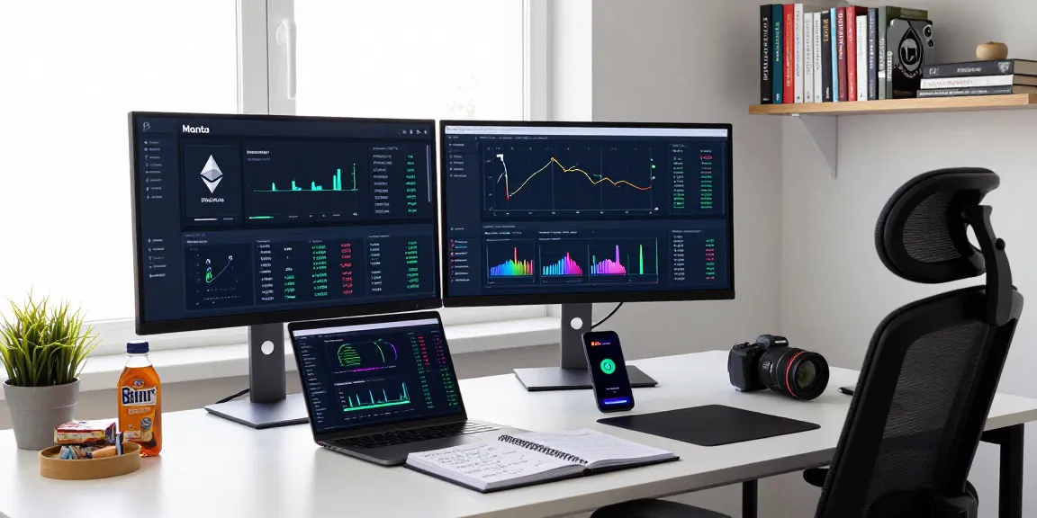 Manta Bridge facilitating secure cryptocurrency transactions between Ethereum and Manta Pacific with advanced trading technology.