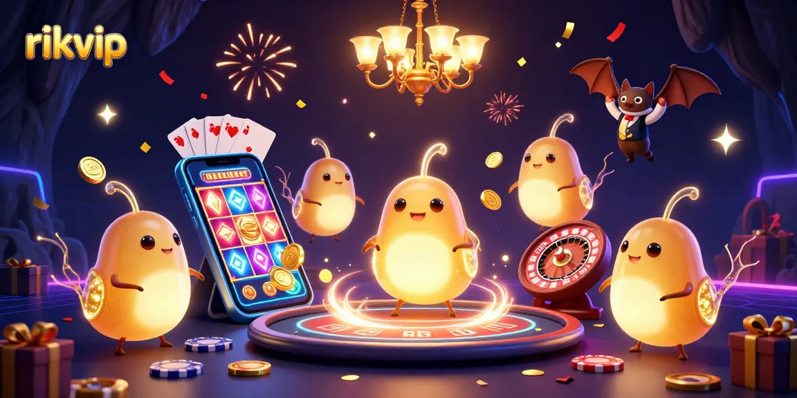 Engage with rikvip's exciting casino experience featuring vibrant glowworms and games.