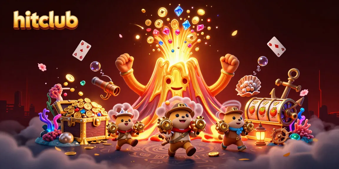 Experience thrilling wins with hitclub's 3D adventure of treasure-filled gambling fun!