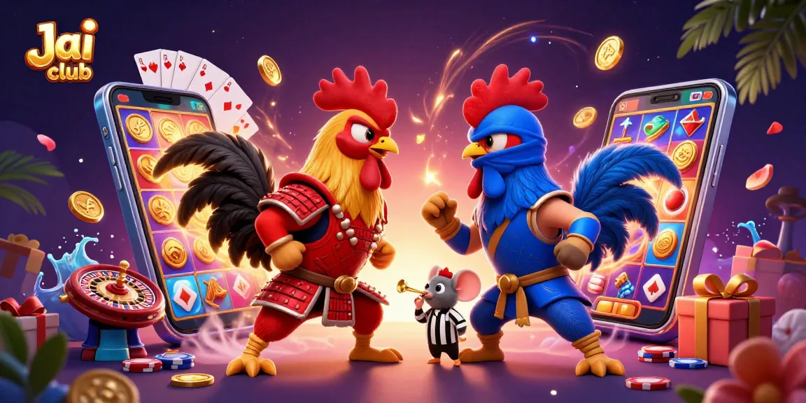 Engage in thrilling gameplay at Jai club with dynamic characters and vibrant casino elements.