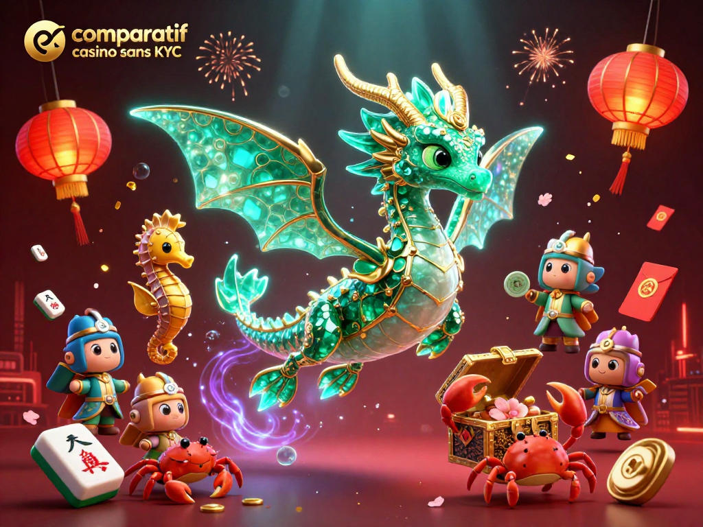 Comparatif casino sans KYC : visualisez une aventure ludique remplie de dragons et de trésors