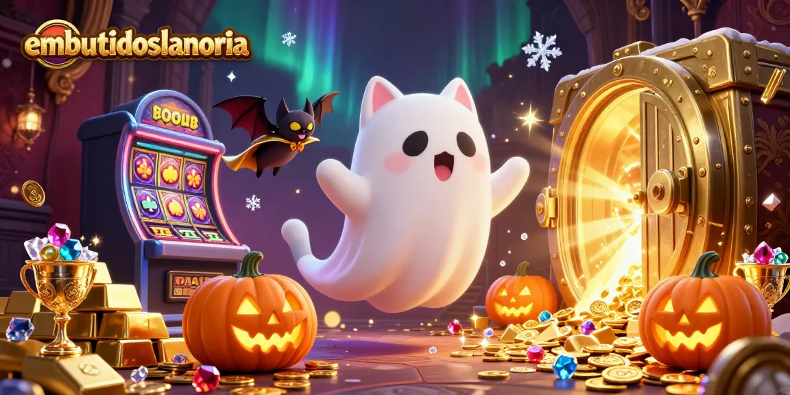 Experience the thrill of gaming at embutidoslanoria amidst ghostly cats and treasure!
