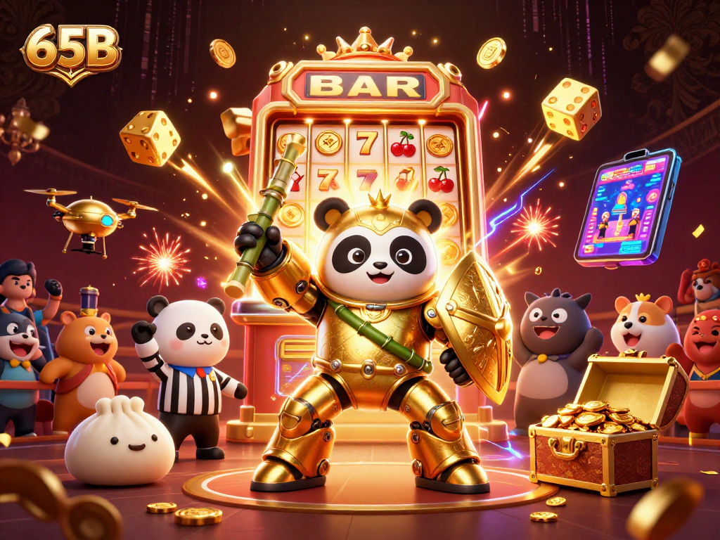 Aposte no 65B e divirta-se em um cassino online, com robôs e jackpots!