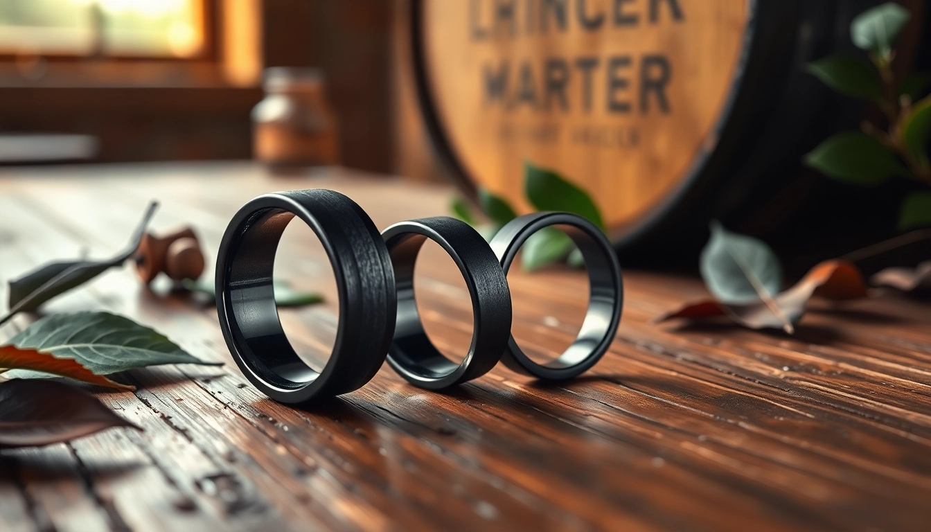 Showcase of Black Zirconium Rings highlighting their unique features and luxurious design.