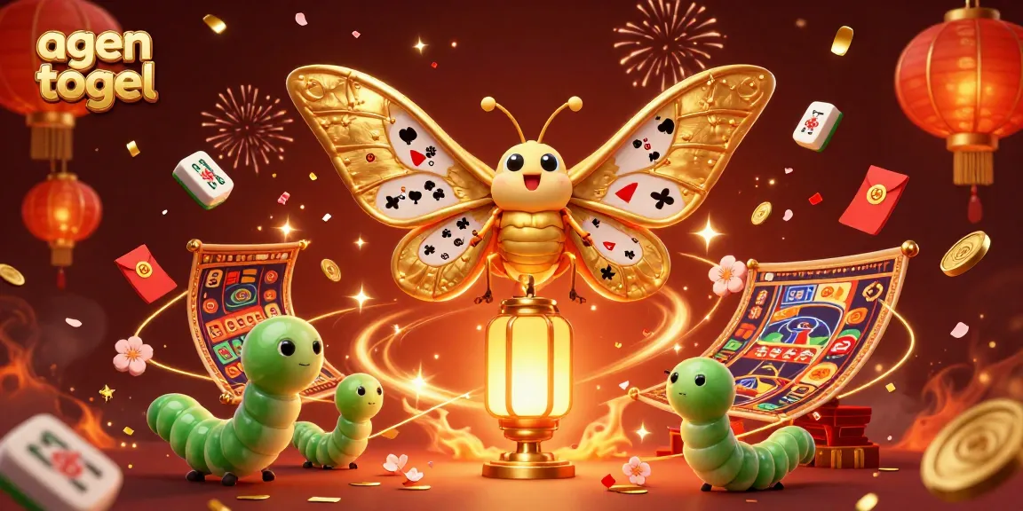 Engage with agen togel through a vibrant scene of fortune with mythical elements and gambling icons.