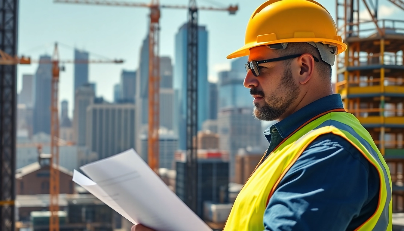 New York City Construction Manager coordinating site activities while overseeing the city's development.