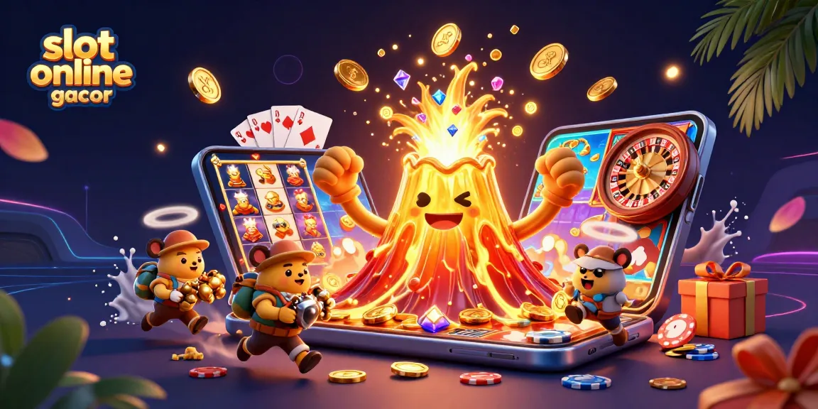 Menangkan hadiah besar di slot online gacor dengan permainan seru dari GACOR123, tampil menawan dari latar belakang yang dinamis.