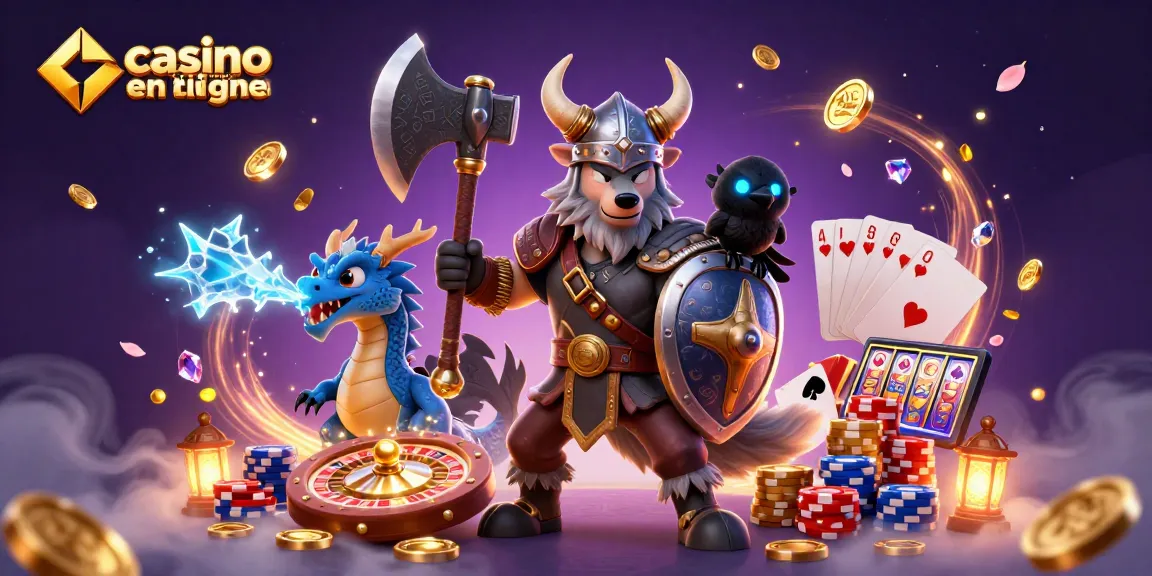 Jouez au casino en ligne avec retrait instantané et profitez des gains rapides dans une scène dynamique illustrée.